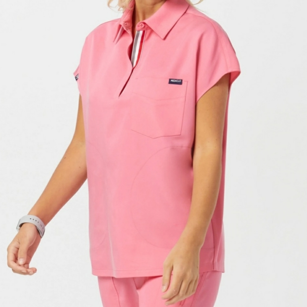 Mediclo Scrub Set Rose Pink XL